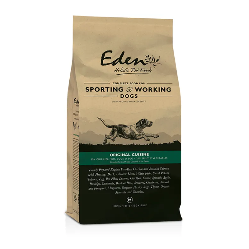 Eden Working Dog Original Cuisine 15kg Medium Kibble